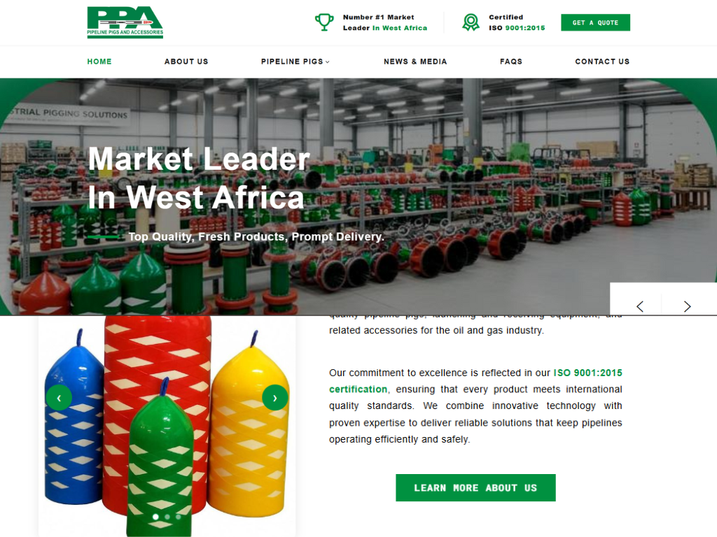Pipeline Pigs and Accessories Limited